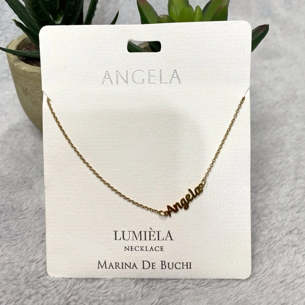 ❌SOLD❌ ❤️‍🔥3/$15 💛Marina de Buchi “Angela” Necklace - Picture 2 of 4
